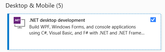 Visual Studio Installer