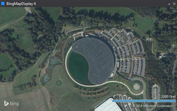 Bing Map Display