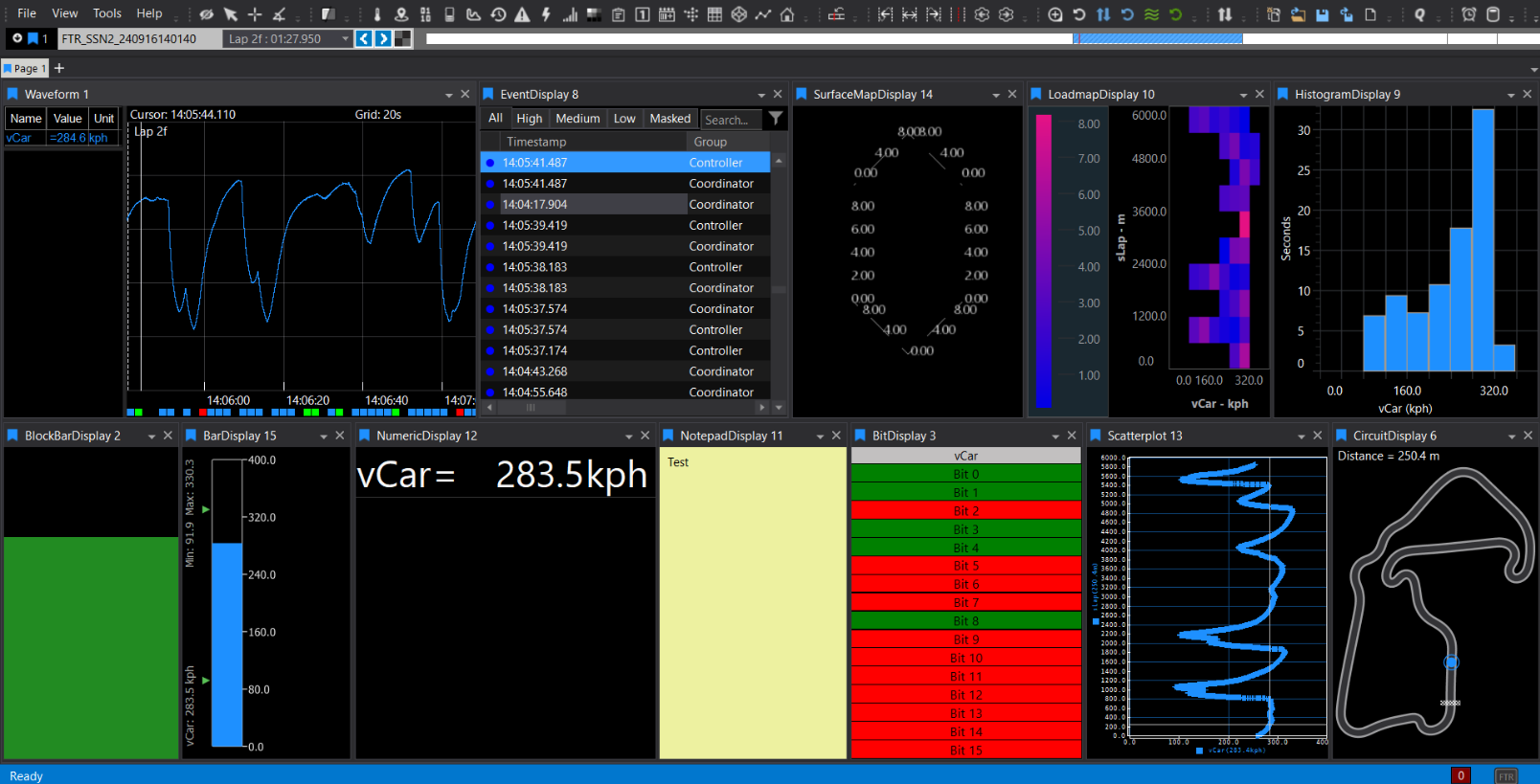 Multiple Displays on a Page