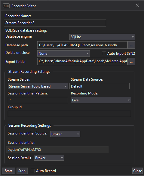 Recorder Editor