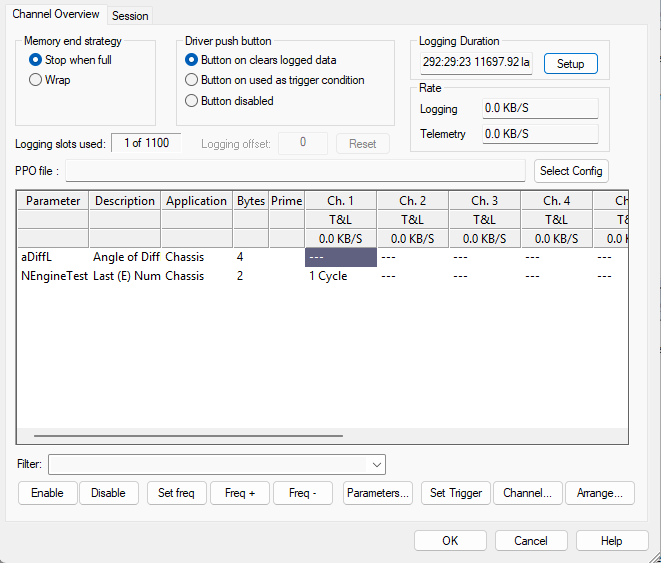Configure Remote Logging Dialog