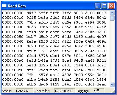 Read RAM Window