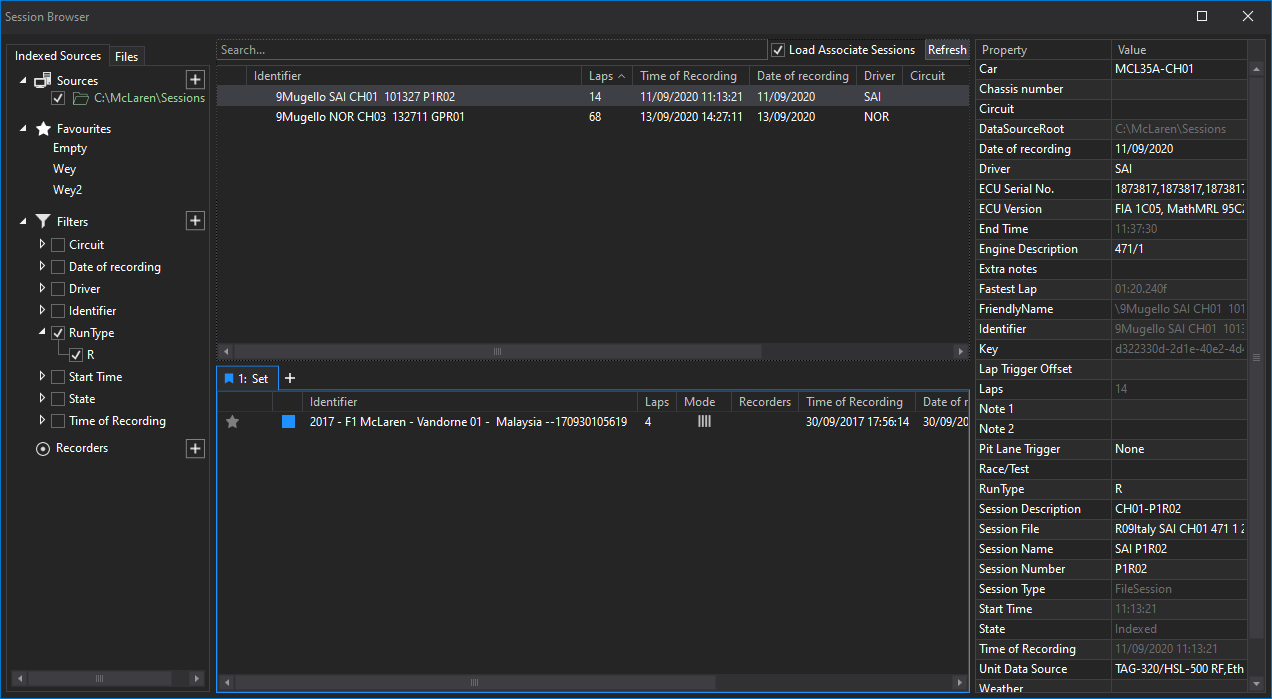 ATLAS Session Browser